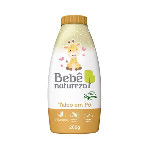 Talco Em Pó Bebê Natureza Suave 200g