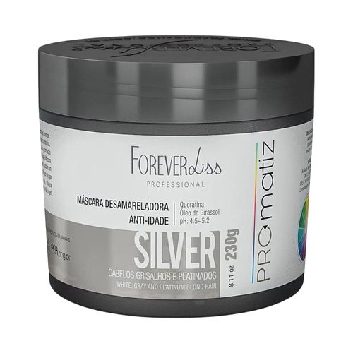 Máscara Para Grisalhos E Platinados Forever Liss Pro Matiz Silver 230g