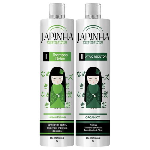 Kit Orgânica Japinha Detox (Shampoo + Redutor) 1 Litro