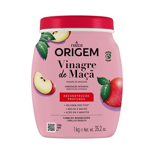 Creme De Hidratação Intensiva Nazca Origem 1kg Vinagre De Maça