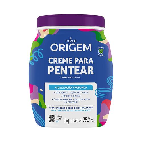 Creme Para Pentear Nazca Origem Hidratação Profunda 1kg