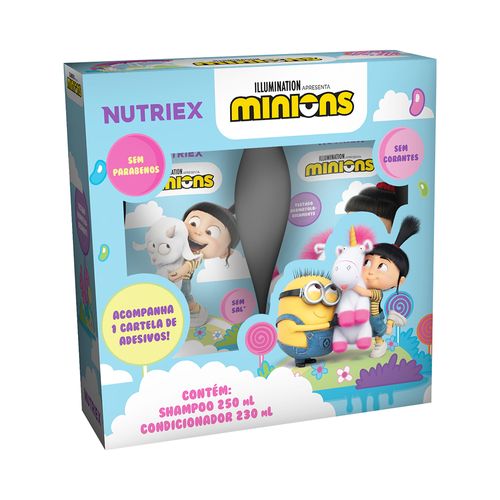 Kit Minions Agnes (Shampoo 250ml + Condicionador 230ml)