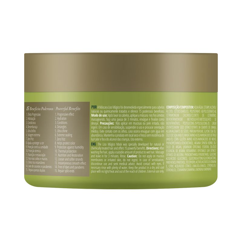 Mascara Inoar Liso Magico 250g