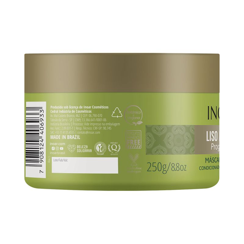 Mascara Inoar Liso Magico 250g