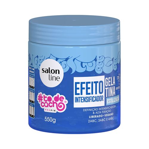 Gelatina Salon Line #Todecacho Estilização Efeito Intensificador 550g