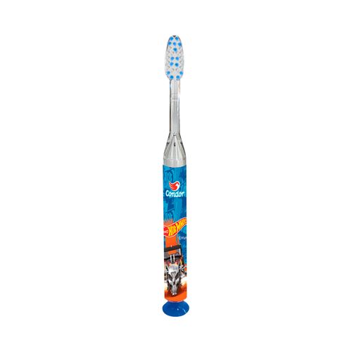 Escova Dental Infantil Led Hot Wheels Macia - 3176-0