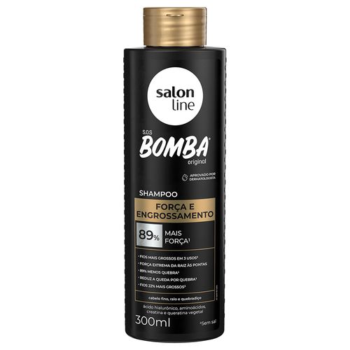 Shampoo S.O.S Bomba Original Força e Engrossamento 300ml