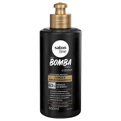 Creme para Pentear S.O.S Bomba Original Força e Engrossamento 300ml