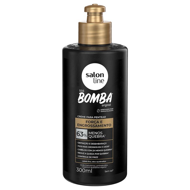 Creme-para-Pentear-S-O-S-Bomba-Original-Forca-e-Engrossamento-300ml