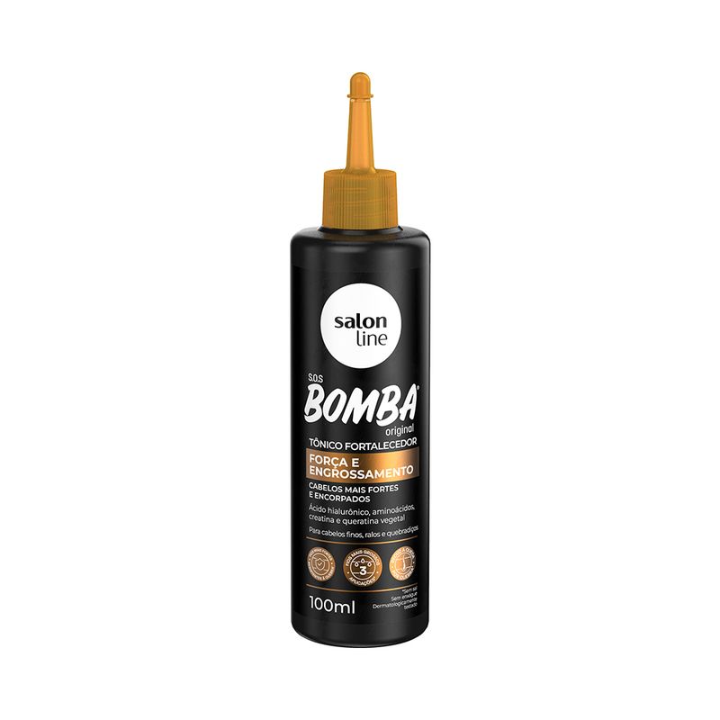 Tonico Fortalecedor S-O-S Bomba Original Forca e Engrossamento 100ml
