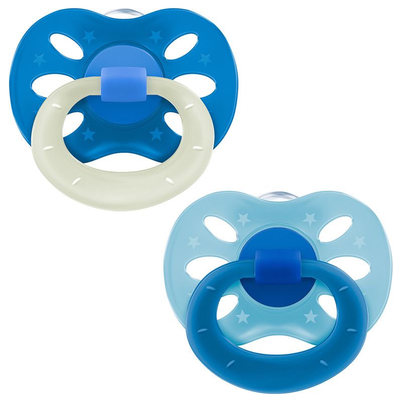 Kit-2-Chupetas-Lillo-Dia-e-Noite-Extra-Air-Tamanho-2-Anatomica-Azul