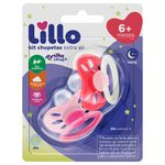 Kit-2-Chupetas-Lillo-Dia-e-Noite-Extra-Air-Tamanho-2-Anatomica-Rosa