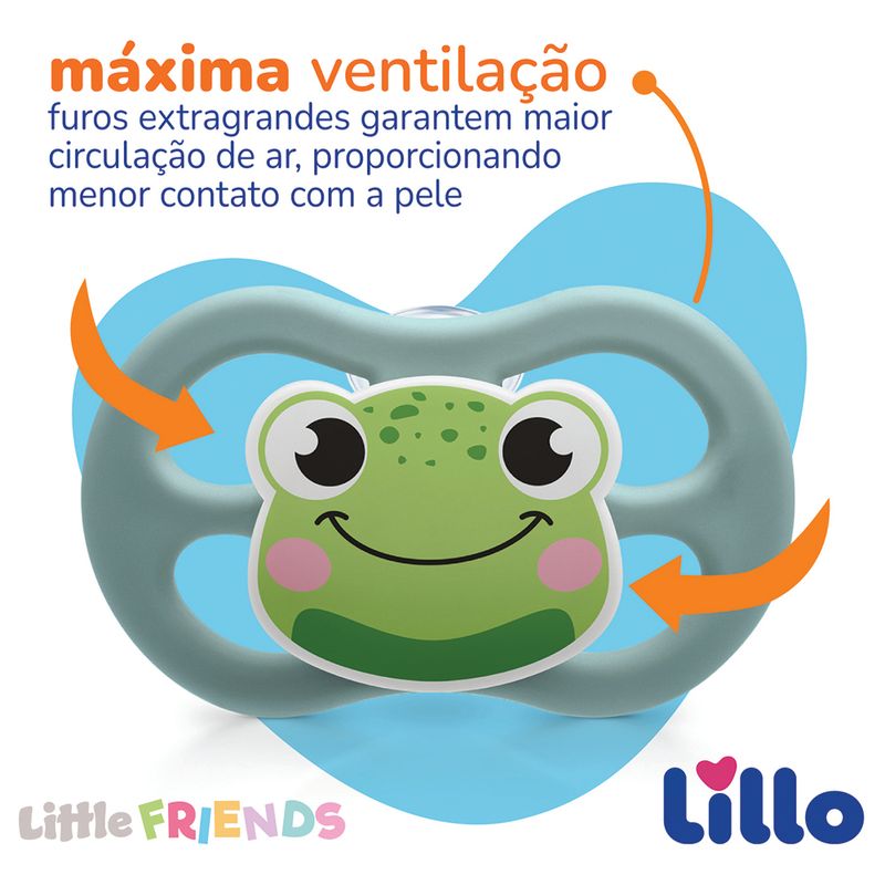 Chupeta-Lillo-Little-Friends-Tamanho-2-Azul