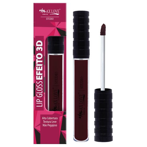 Batom Lip Gloss Efeito 3D Max Love Cor 911