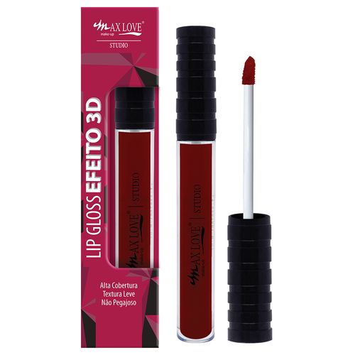 Batom Lip Gloss Efeito 3D Max Love Cor 914