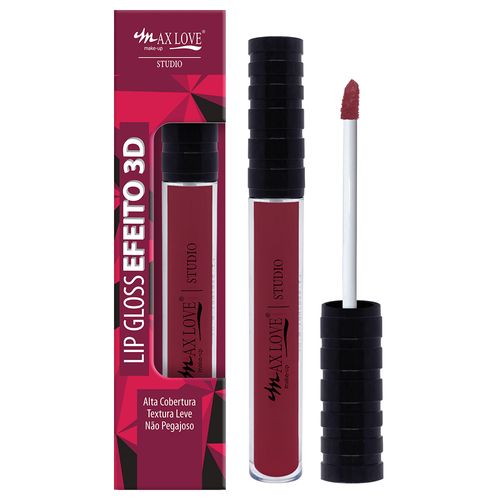 Batom Lip Gloss Efeito 3D Max Love Cor 915