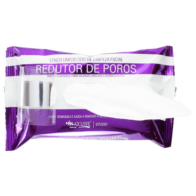 Lenco Demaquilante Max love Redutor de Poros Com 20 Lencos