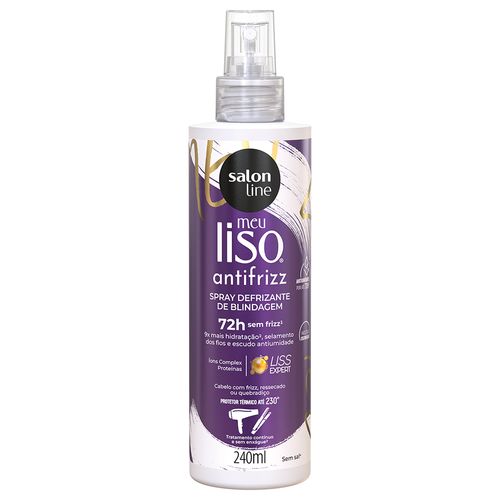 Spray Defrizante Protetor Termico Meu Liso Antifrizz Salon Line 240 ML