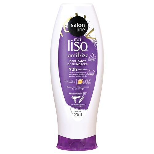 Defrizante Protetor Termico Meu Liso Antifrizz Salon Line 200 ML