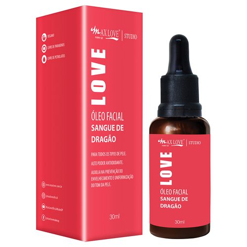 Óleo Facial Max Love Sangue de Dragão 30 ML