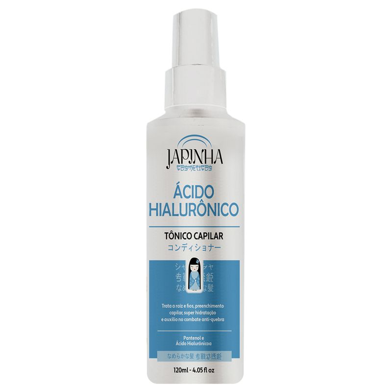 Tonico Capilar Anti Ressecamento Japinha com Acido Hialuronico 120 ML