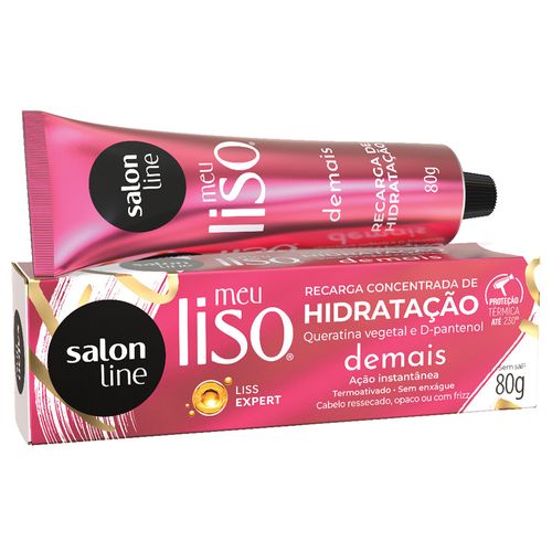 Recarga Hidratação Demais Meu Liso Salon Line 80 G