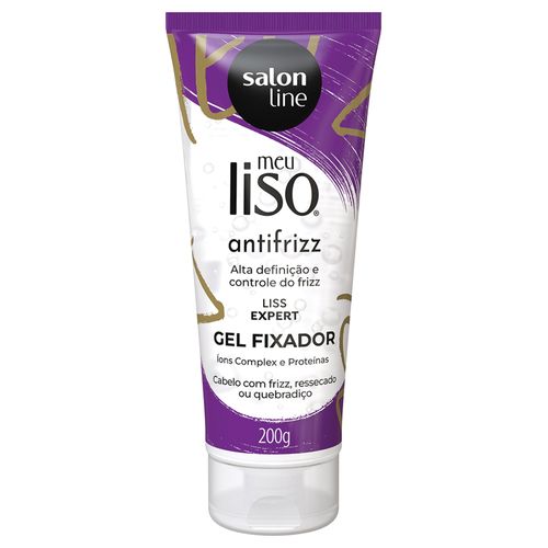 Meu Liso Antifrizz Gel Fixador Salon Line 200 G