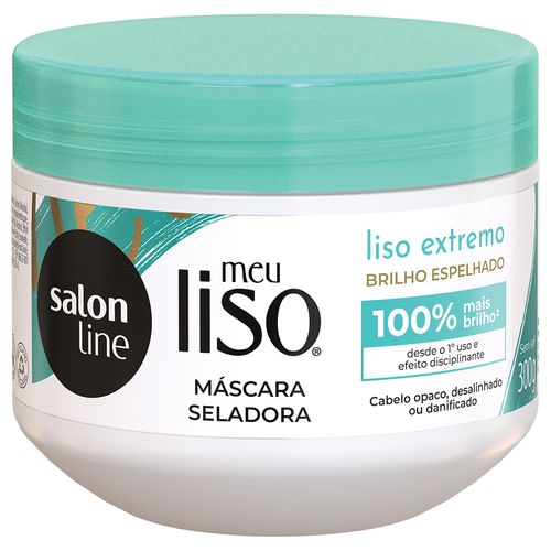 Liso Extremo Máscara Hidratante Meu Liso Salon Line 300 G