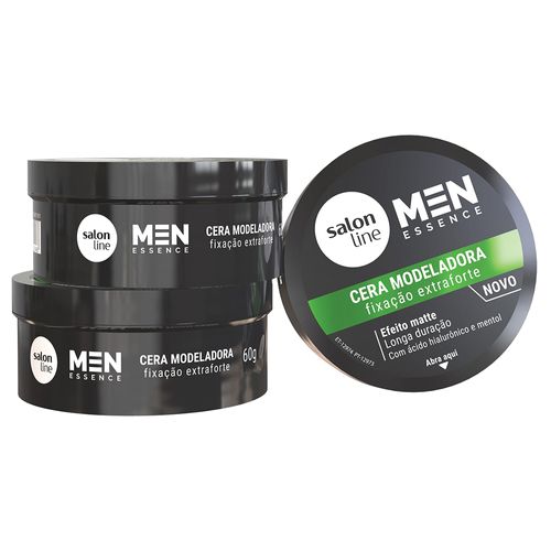 Cera Modeladora Extraforte Men Essence Salon Line 60 G