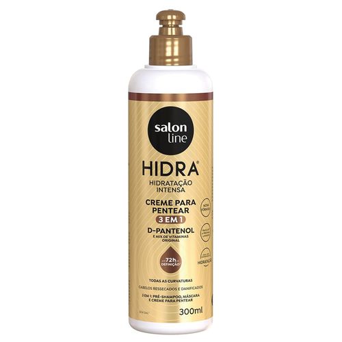 Creme de Pentear Hidra 3 em 1 D-Pantenol Salon Line 300 ML