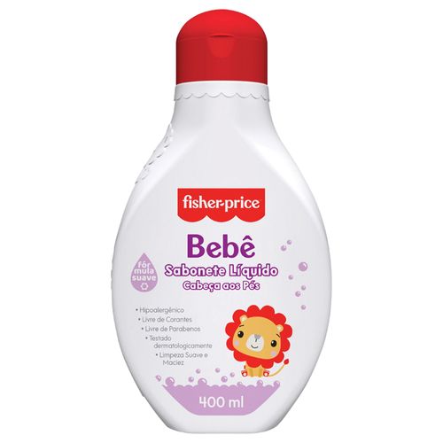 Sabonete Liquido Fisher Price da Cabeça Aos Pés 400ml