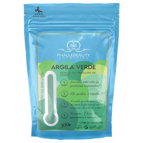 Argila Facial Verde Phállebeauty Ph0533 100g