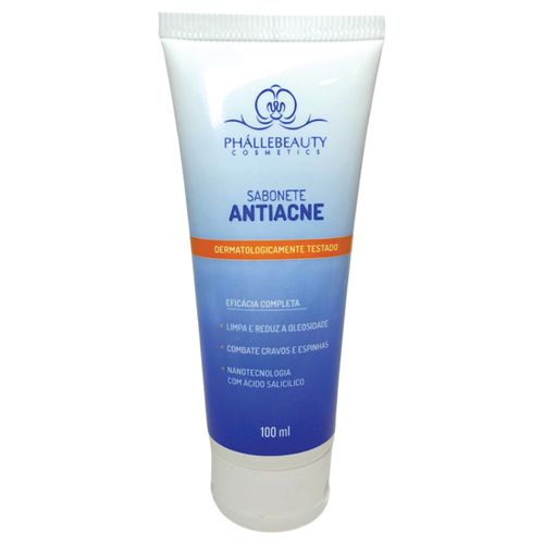 Sabonete Líquido Facial Antiacne Phállebeauty Ph0554 100ml