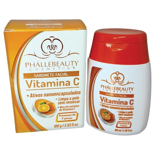 Sabonete Líquido Facial Vitamina C Phállebeauty Ph0738 100ml