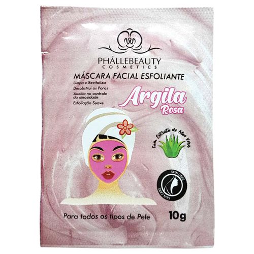 Sache Máscara Facial Argila Rosa Phállebeauty Ph053