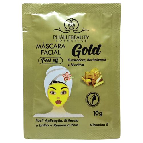 Sache Máscara Facial Ouro Phállebeauty Ph016