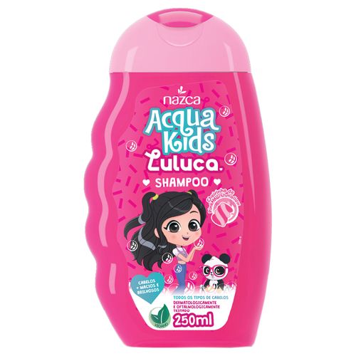 Shampoo Acqua Kids Nazca Todos os Tipos de Cabelo Luluca 250ML