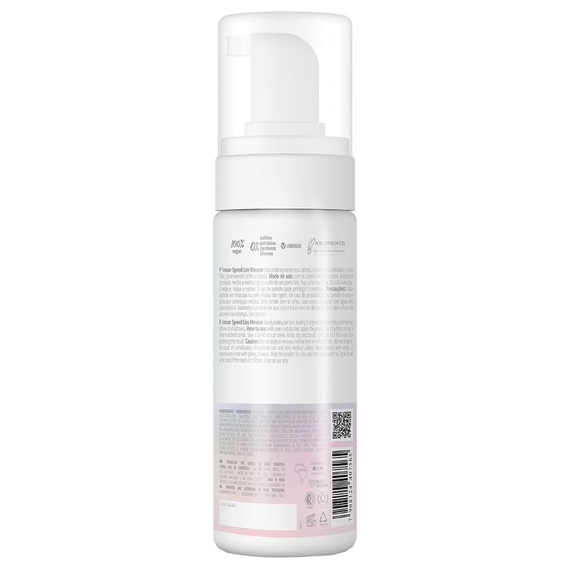 Mousse-Inoar-Speed-Liss-150ml