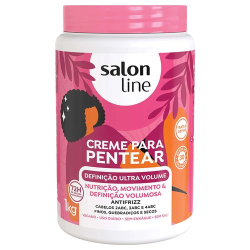 Creme de Pentear Salon Line Definição Ultra Volume 1kg