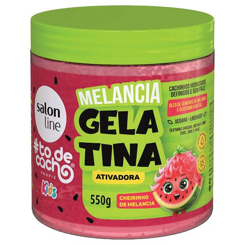 Gelatina Ativadora Salon Line Kids #TDC Melancia 550g