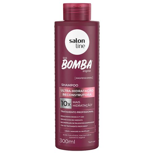 Shampoo Salon Line Bomba Ultra Hidratação e Reconstrução 300ml