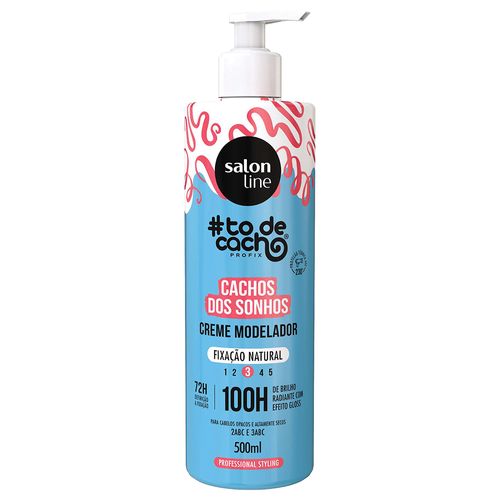 Creme Modelador Salon Line #TDC Cachos dos Sonhos Fixação Natural 500ml