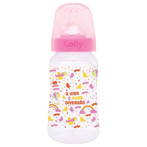 Mamadeira Big Mundo Bita Lolly Silicone Feminina Blister 330ml