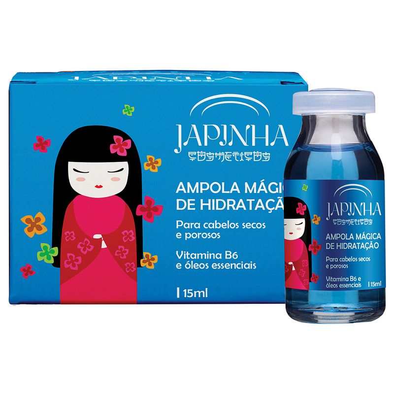 Ampola Magica Hidratacao Japinha Display com 6 Unidades