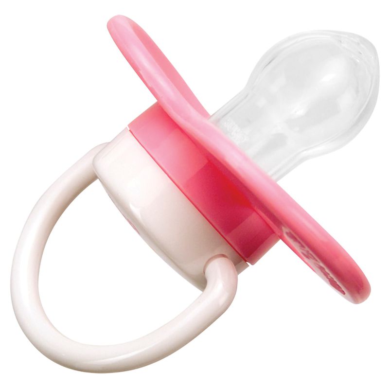 Chupeta Plus Kuka Recem Nascido N1 Silicone Rosa