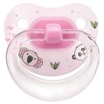 Chupeta Premium Color Kuka N2 Silicone Ortodontica Rosa