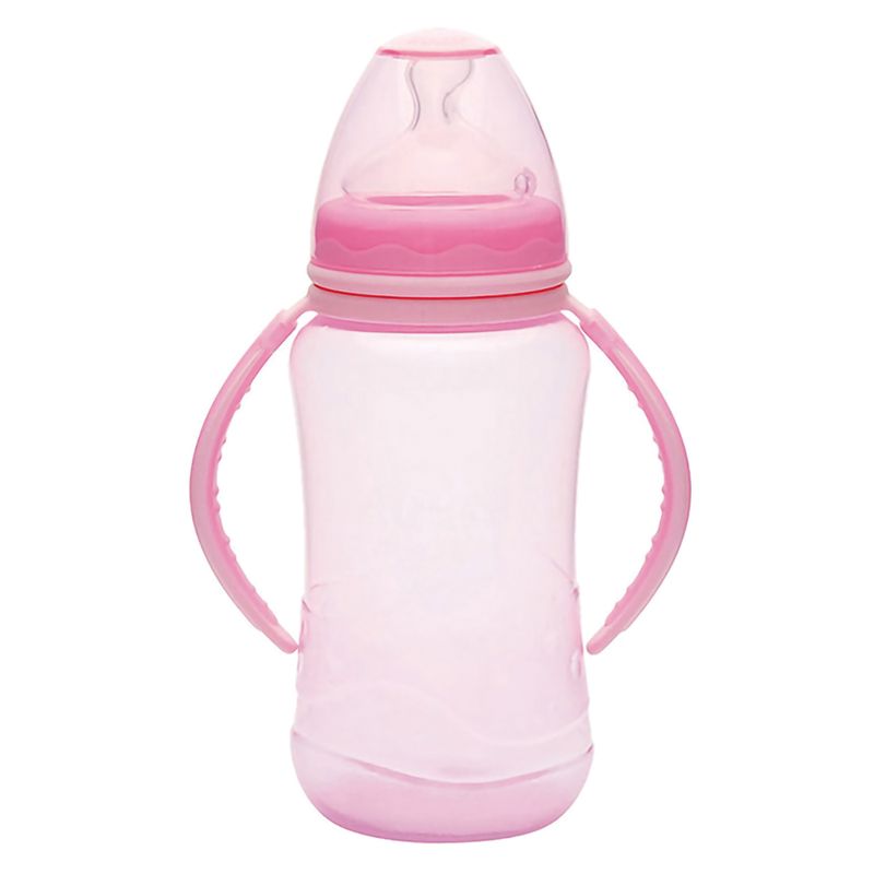 Mamadeira Aquarela Kuka Big Alca M2 Ortodontica Rosa 330ml