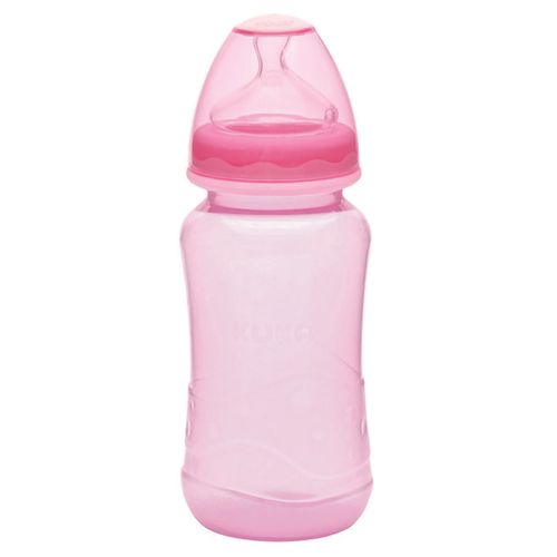 Mamadeira Aquarela Kuka Big M2 Ortôdontica Rosa 330ml