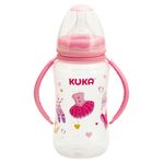 Mamadeira Big Natura Kuka Alca Universal Rosa 330ml