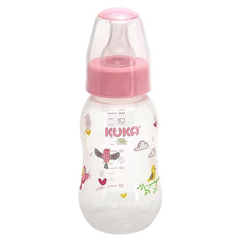 Mamadeira Natural Kuka Color Universal Rosa 160ml